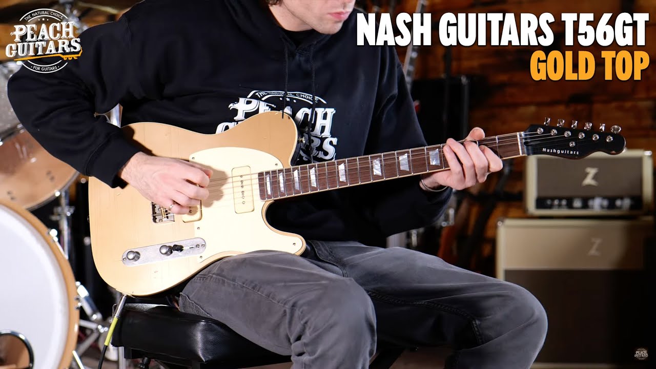 No Talking...Just Tones | Nash Guitars - T56GT | Gold Top Light Aged