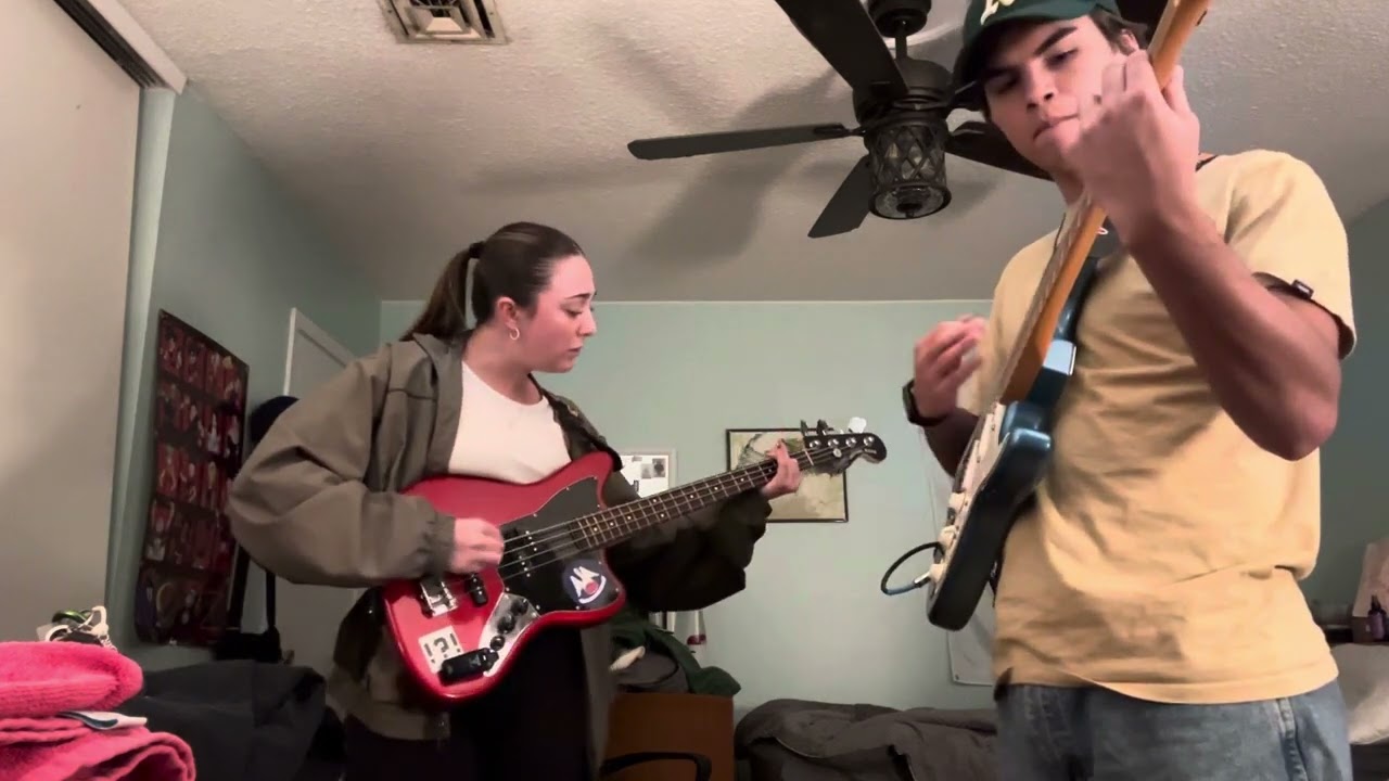 *sobs quietly* by mom jeans bass and guitar cover