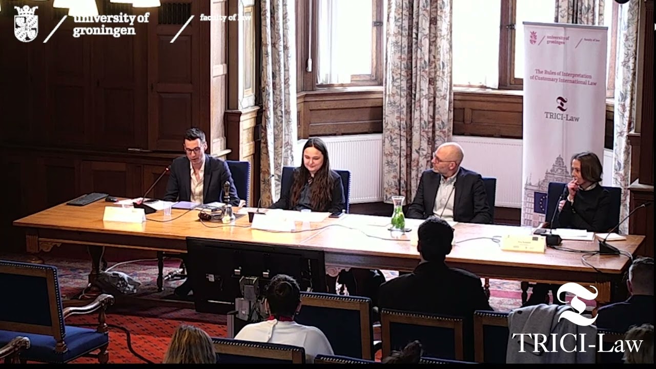 Panel 1&nbsp;/&nbsp;The EU&rsquo;s Approach to Customary Law and its Interpretation