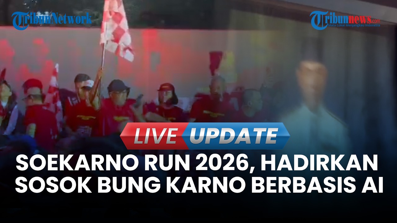 🔴LIVE UPDATE | 10 Ribu Pelari Padati Soekarno Run 2026 di GBK, Bung Karno Hadir Lewat Teknologi AI