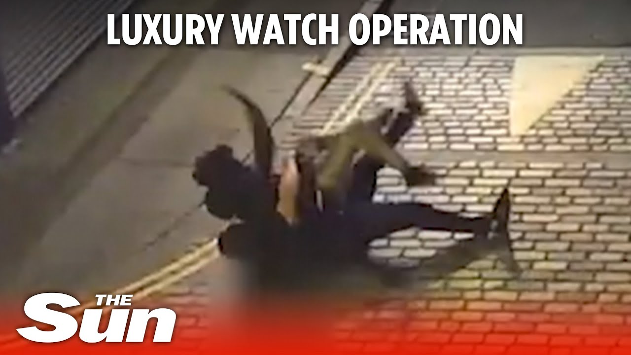 Undercover police sting catches luxury watch thieves in central London