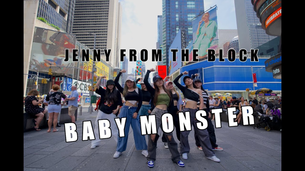 [DANCE IN PUBLIC NYC | TIMES SQUARE] BABY MONSTER- 'JENNY FROM THE BLOCK' | DANCE COVER BY WEONE