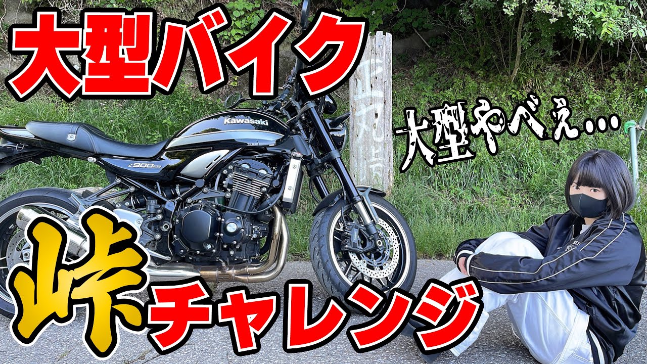 【絶叫注意】大型バイクで激ヤバ峠走ってみた