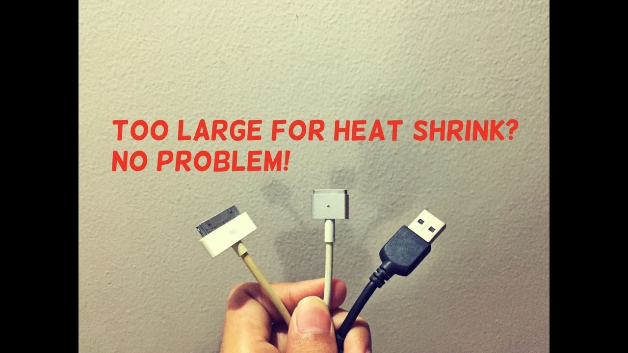 How To Fix Wires/Cables Too Large For Heatshrink, With Heatshrink!