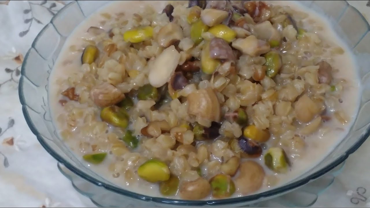 القمحية بالمكسرات ولا ألذ 🥣