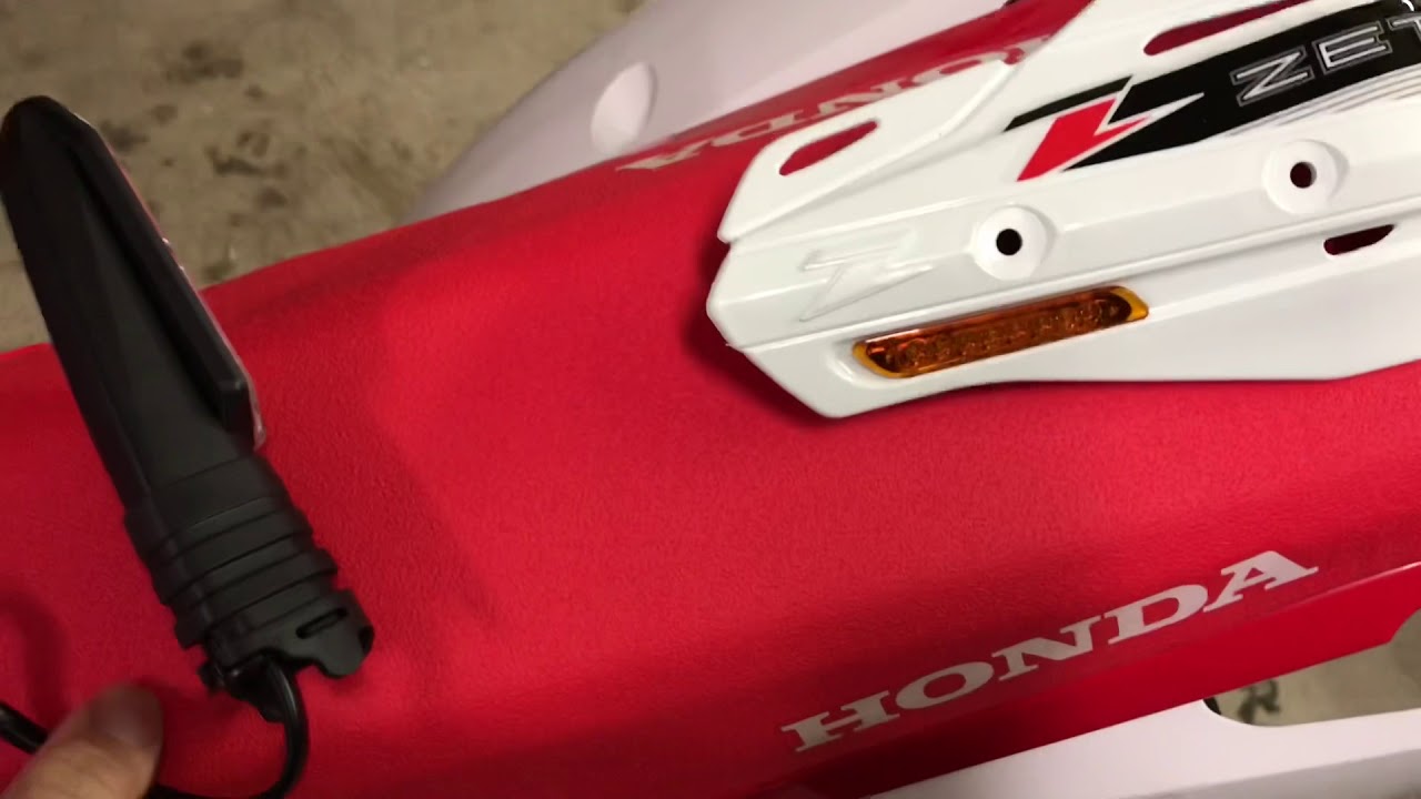 CRF450L Zeta Flashers Wiring Dilemma & Tail Tidy Teaser