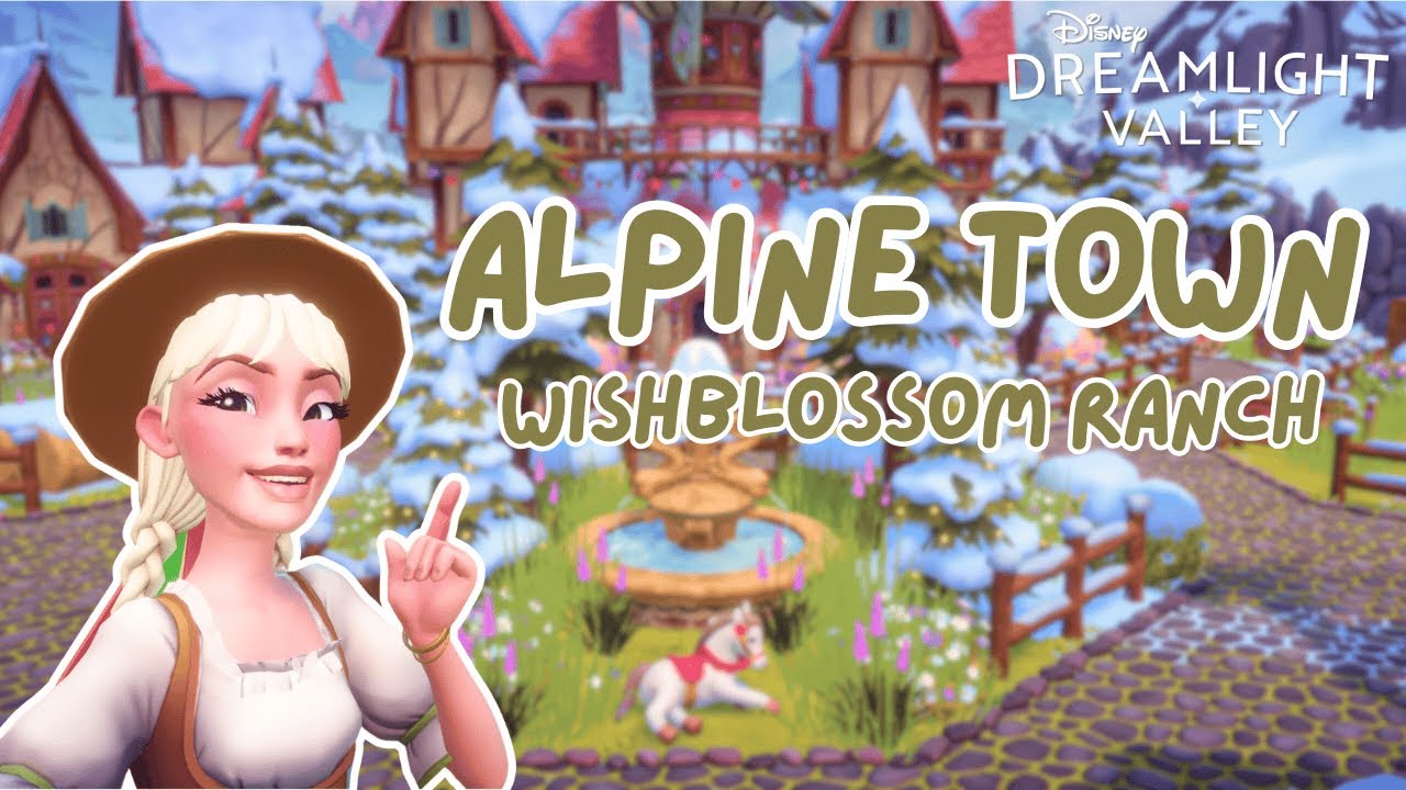 WUNSCHBL&Uuml;TEN FARM TOUR AUF WISHBLOSSOM RANCH 🐴🌾 | Disney Dreamlight Valley