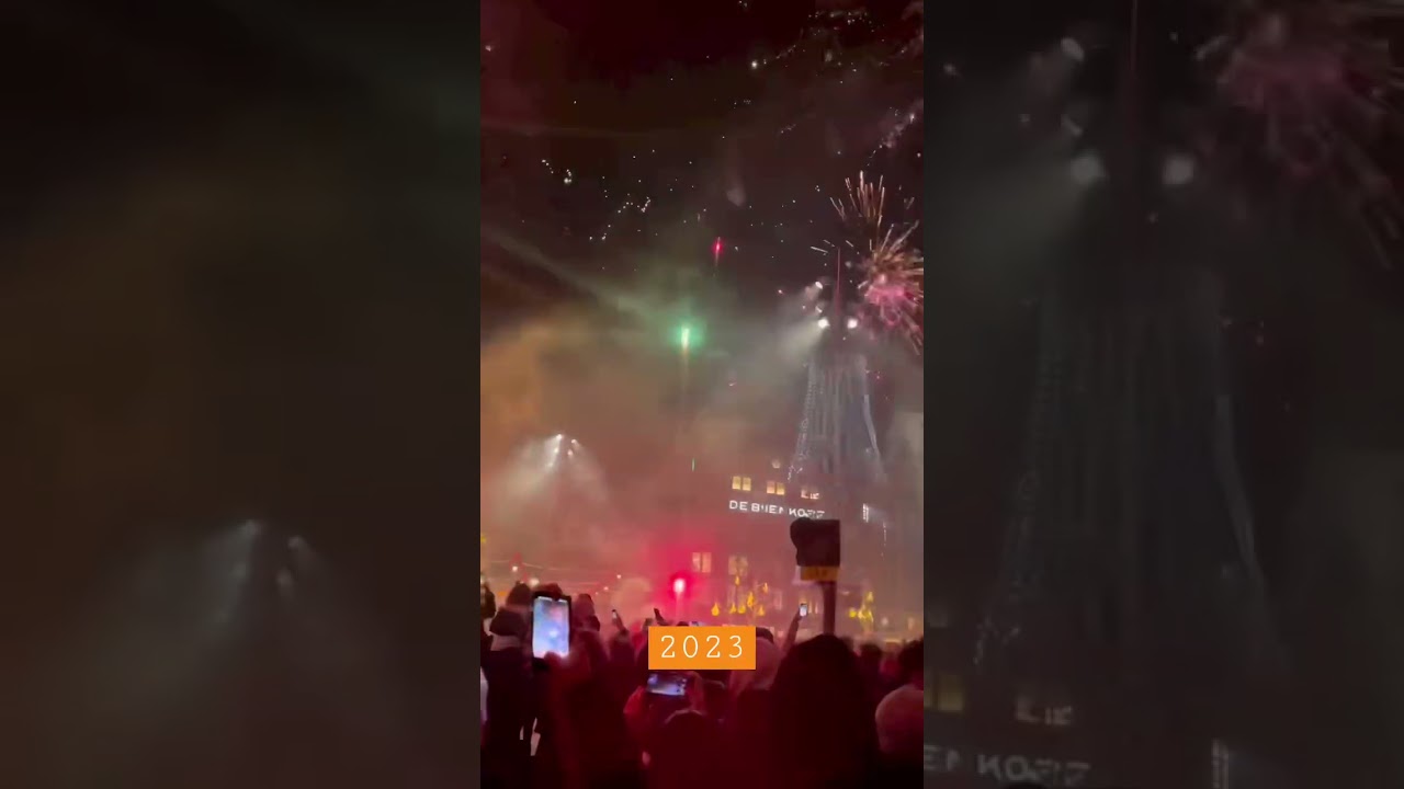 2023-yilning kirib kelishi, Amsterdam 😍🎇🎆    #amsterdam #newyear #2023  #europe #netherlands