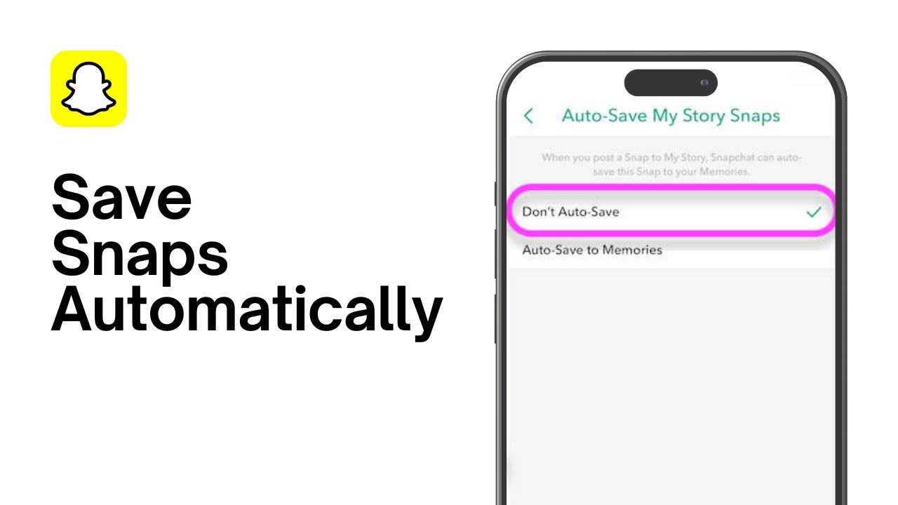 How to Auto Save Snap and Story in Memories 2024 | Active Snap and Story on Snapchat Memories
