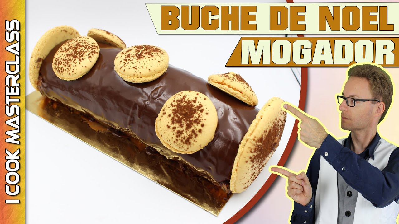 ✅ Bûche de Noël Mogador de Pierre Hermé : chocolat au lait et fruit de la passion, la recette facile