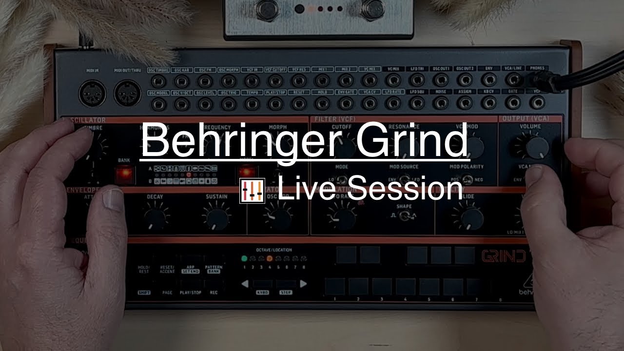 Behringer Grind: Dust Model with Source Audio Ventris FX Pedal