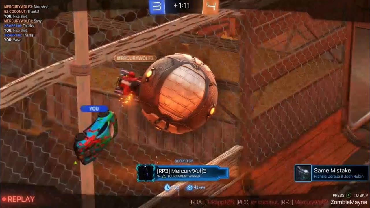 Just some funny rocket league clips from last week