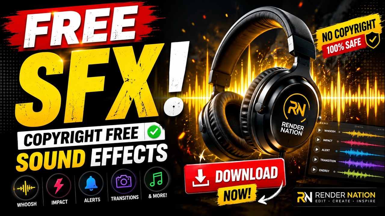 FREE Copyright-Free Sound Effects for YouTube Videos 🔥 | Download Free SFX