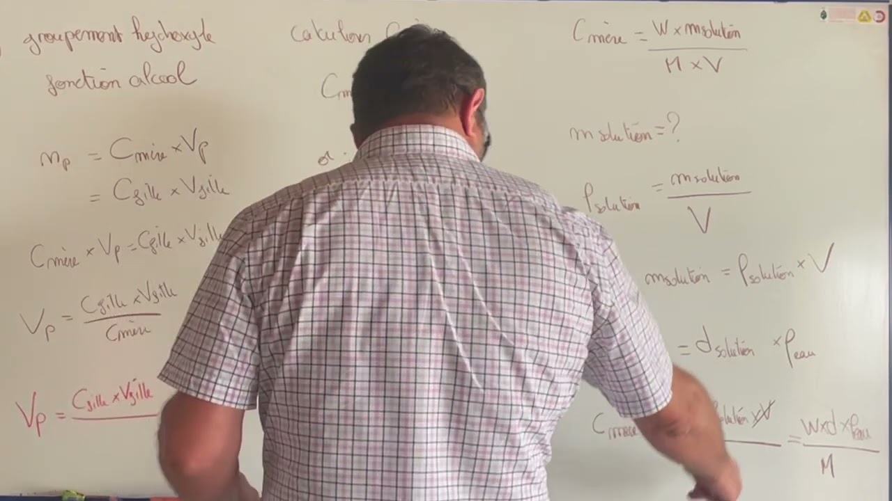 2023 Centres étrangers 2 Jour 2Préparation du chlorure de tertiobutyle V