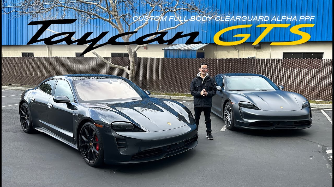 2023 Porsche TAYCAN GTS (Volcano Grey) // ClearGuard ALPHA Full Body PPF