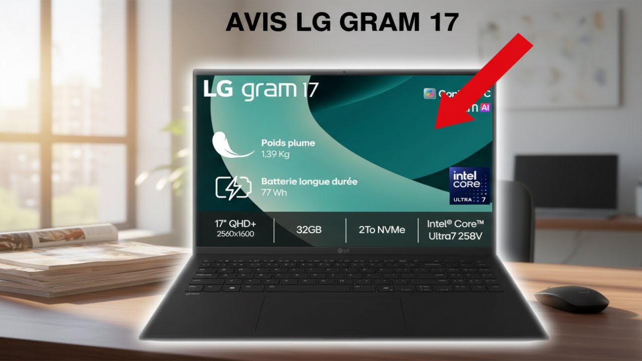 🇫🇷 Avis Pc Portable Lg Gram 17 17z90ru-g.ap55f