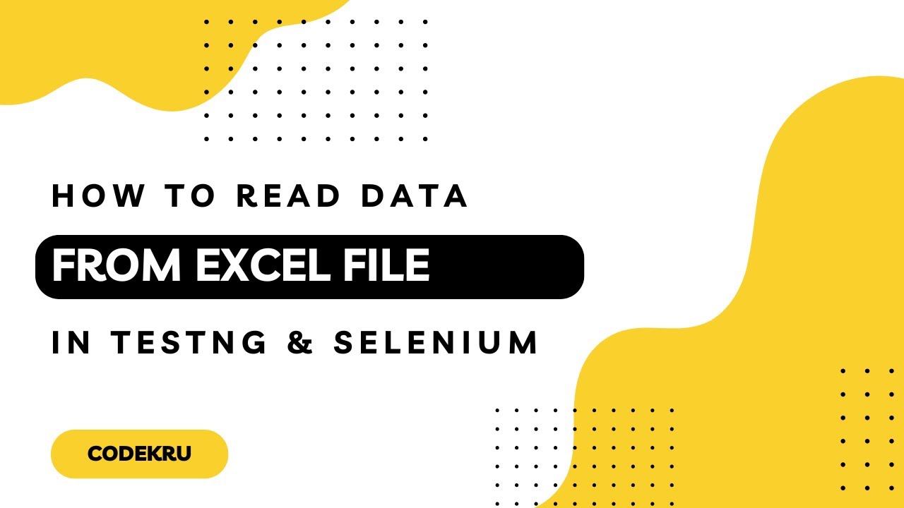 How to Read Data from Excel File in TestNG & Selenium | Data-Driven Testing Tutorial