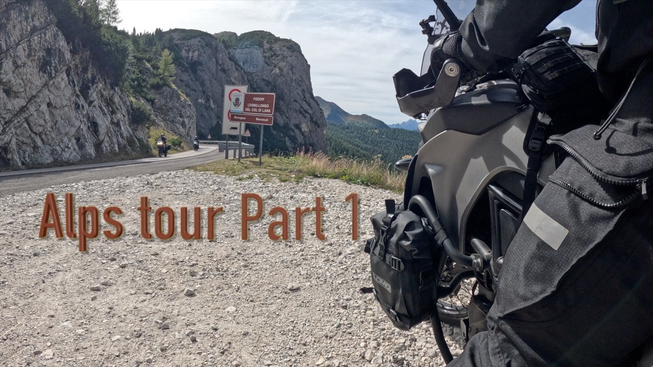 Solo motorcycle trip through Europe to the Alps on a BMW F800gs adventure motorcycle.