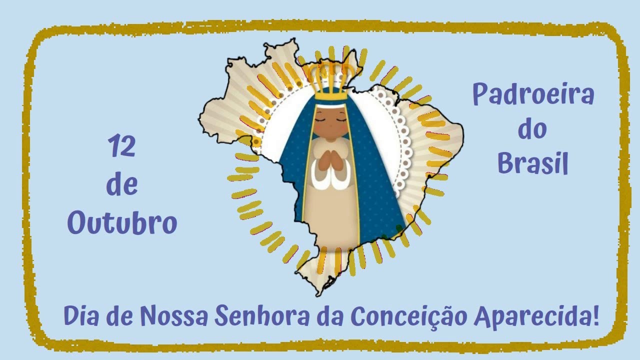 NOSSA SENHORA APARECIDA | PADROEIRA DO BRASIL | DESENHOS BÍBLICOS |  CATEQUESE