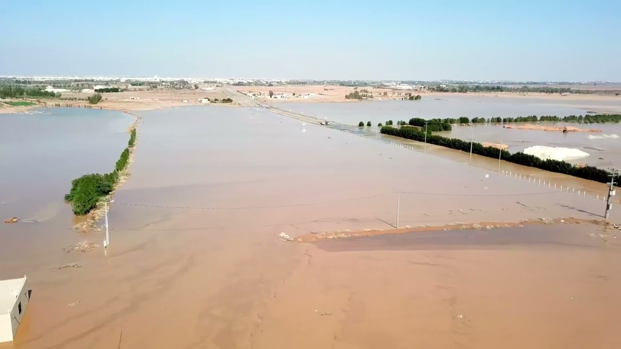 تصوير جوي لوادي الرمة ما بين #البدائع و #الخبراء و #رياض_الخبراء و #الرس تصوير مخاوي الشيبان