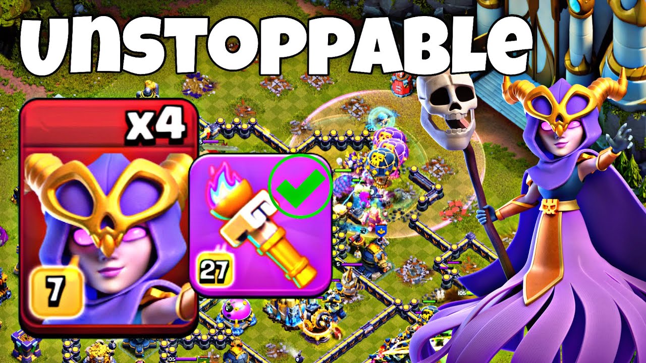 The RC CHARGE is Superior! TH18 Suoer Witch Crush Legends!