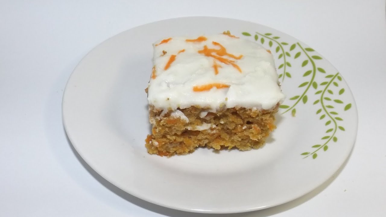 HOW TO MAKE A CARROT CAKE WITH SELF RAISING FLOUR