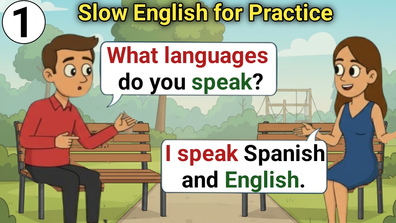 Shadowing English Speaking Practice | English Conversation for Beginners