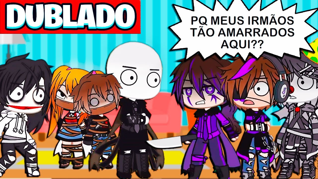 FAMÍLIA AFTON CONHECE AS CREEPYPASTA FNAF ! MINI FILME GACHA CLUB