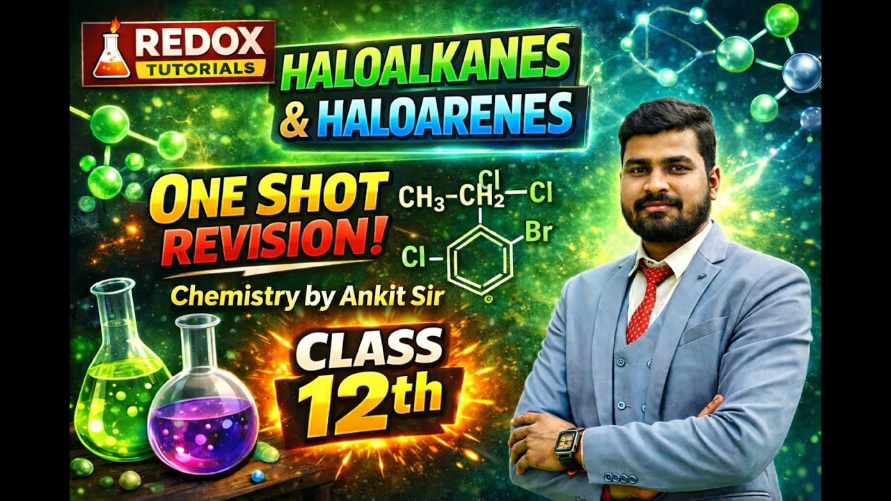 Haloalkanes & Haloarenes | Complete Chapter Explanation | Class 12 Chemistry Haloalkane, one shot