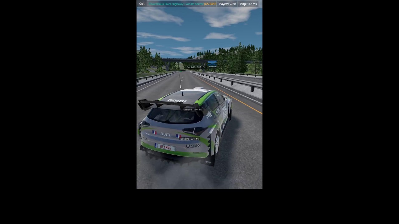 BeamNG.Drive  | RiverHighway | Fanatec CSL 2.5 (Portrait)