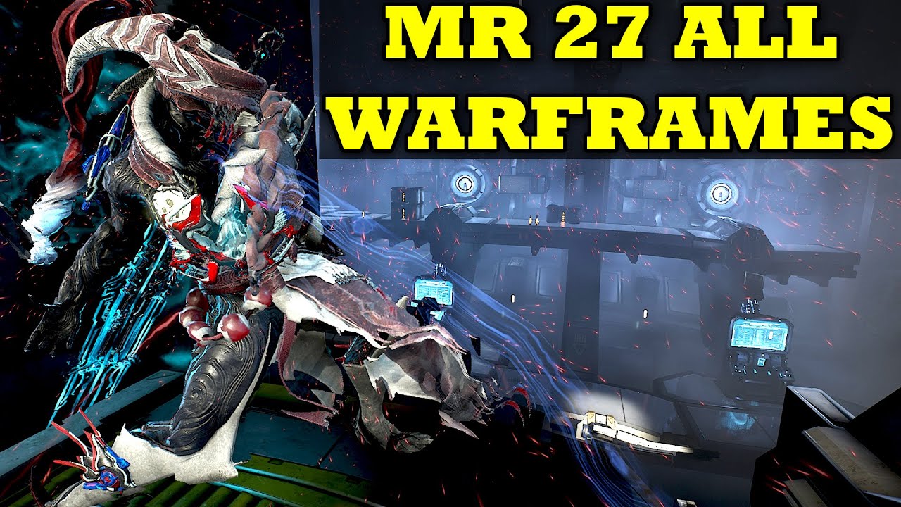 Mastery Rank 27 All Warframes Acquired! Warframe Progress Report
