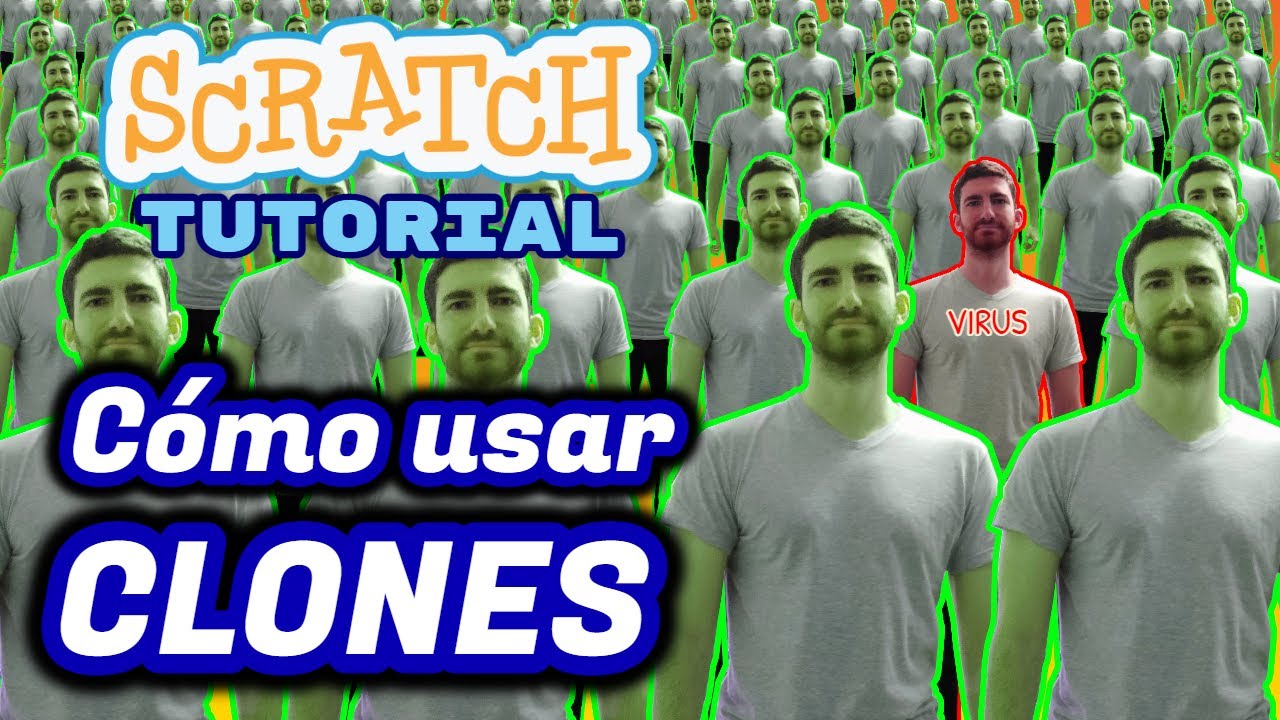 Cómo usar CLONES en Scratch | Hacer JUEGO SIMULADOR DE VIRUS | Clonar | COVID | Tutorial Scratch 3.0