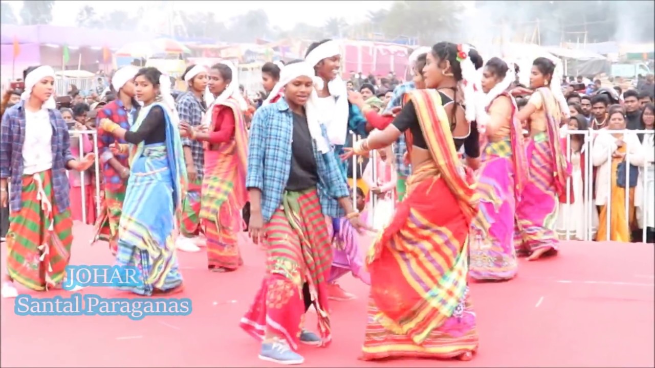Santhali Dance  |   HIZLA Mela Dumka 2020  #3   |   SP Mahila College Dumka