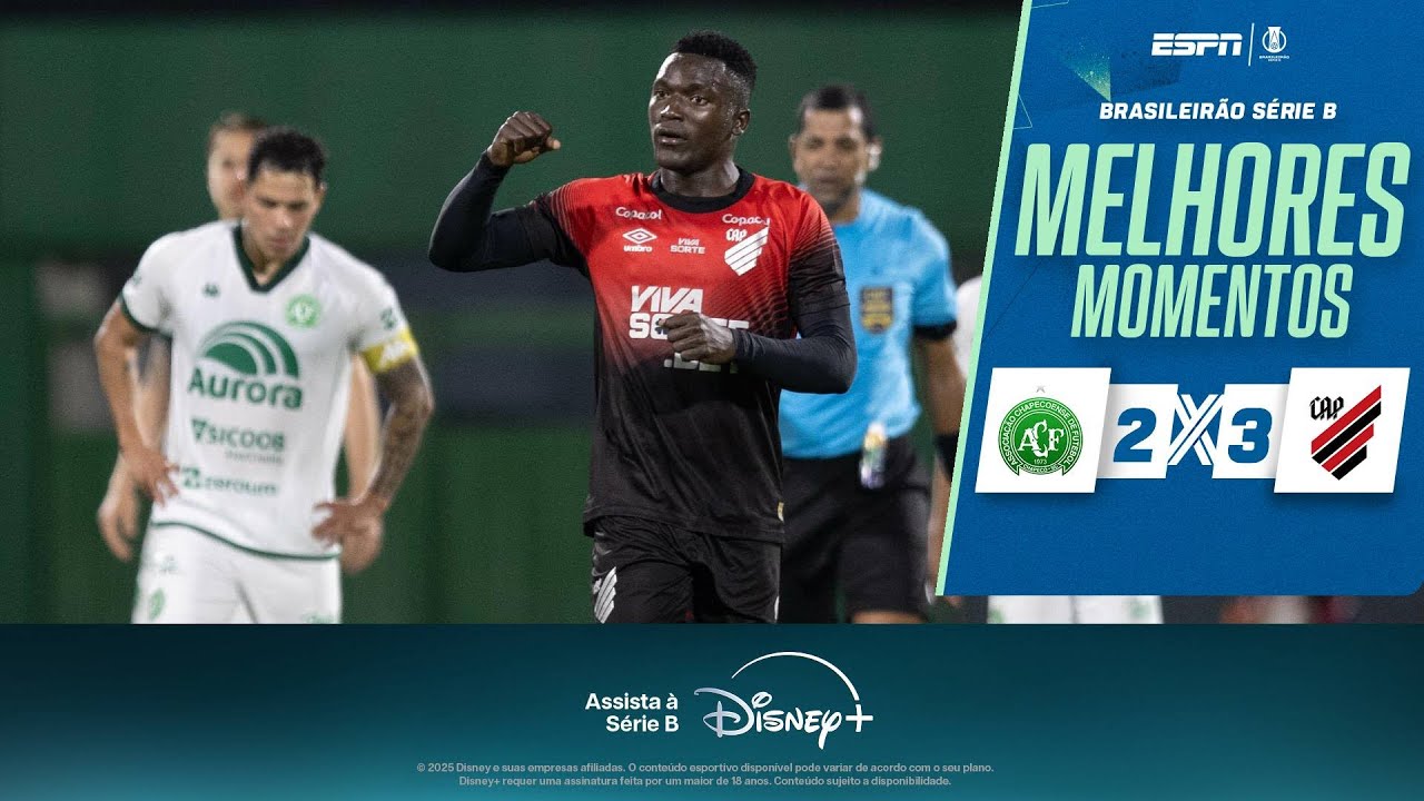 ATHLETICO-PR VENCE A CHAPECOENSE EM JOGA&Ccedil;O PELA S&Eacute;RIE B | Melhores Momentos