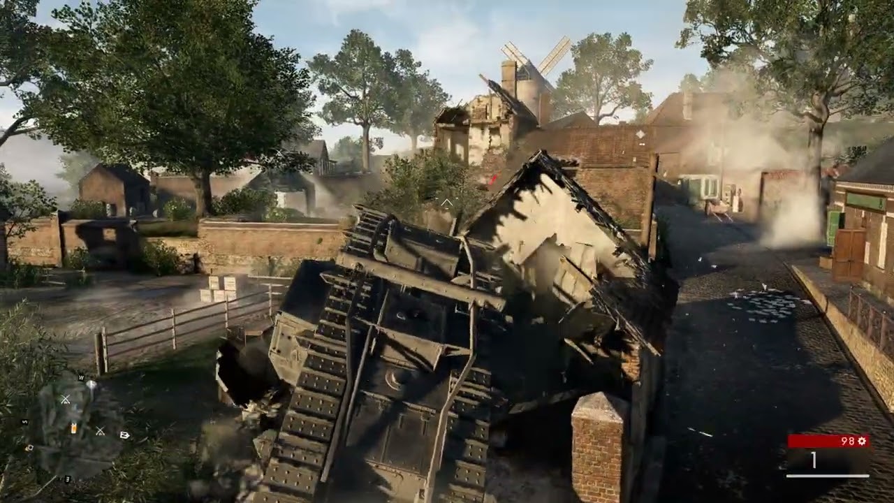 Разрушаемость объектов в Battlefield 1 Revolution
