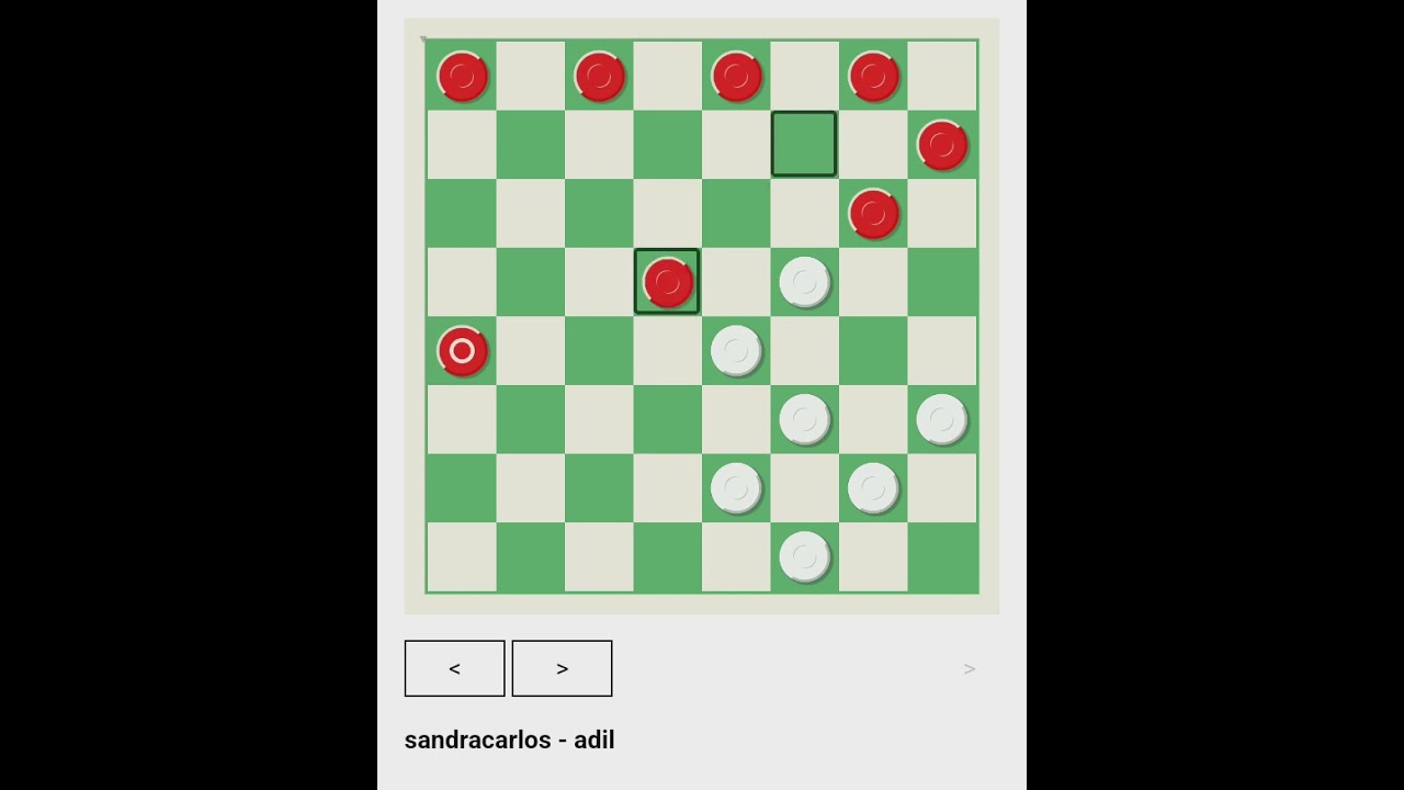 La Sandra vs Adil Belyamani 0-1 tiempo 1+3 21/04/2025 #Classic_Checkers