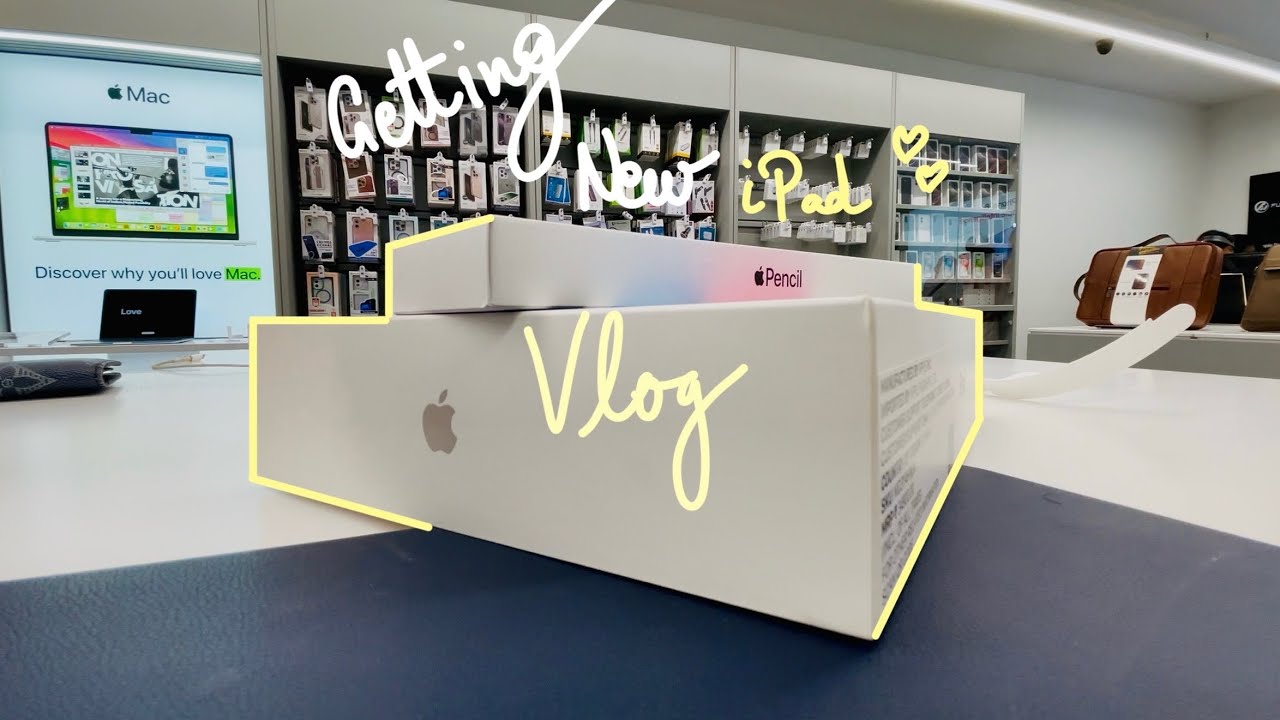 VLOG: Getting A New iPad👩🏻‍💻| iPad 11 Gen Aesthetic Unboxing and Accessories 📦✨