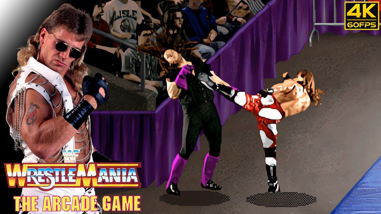 WWF WrestleMania: The Arcade Game - Shawn Michaels (Arcade / 1995) 4K 60FPS