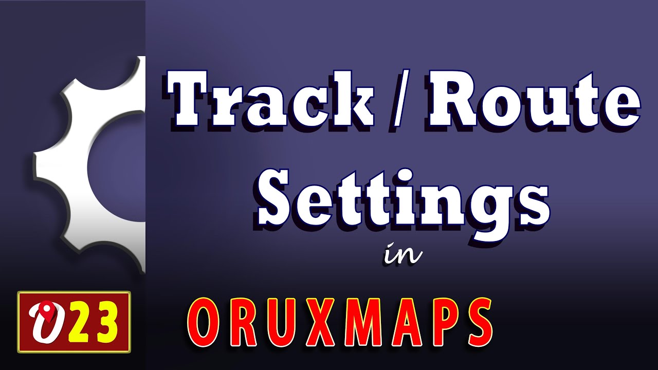 Route Settings in Oruxmaps