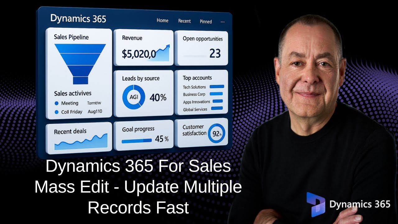 Dynamics 365 For Sales Mass Edit - Update Multiple Records Fast