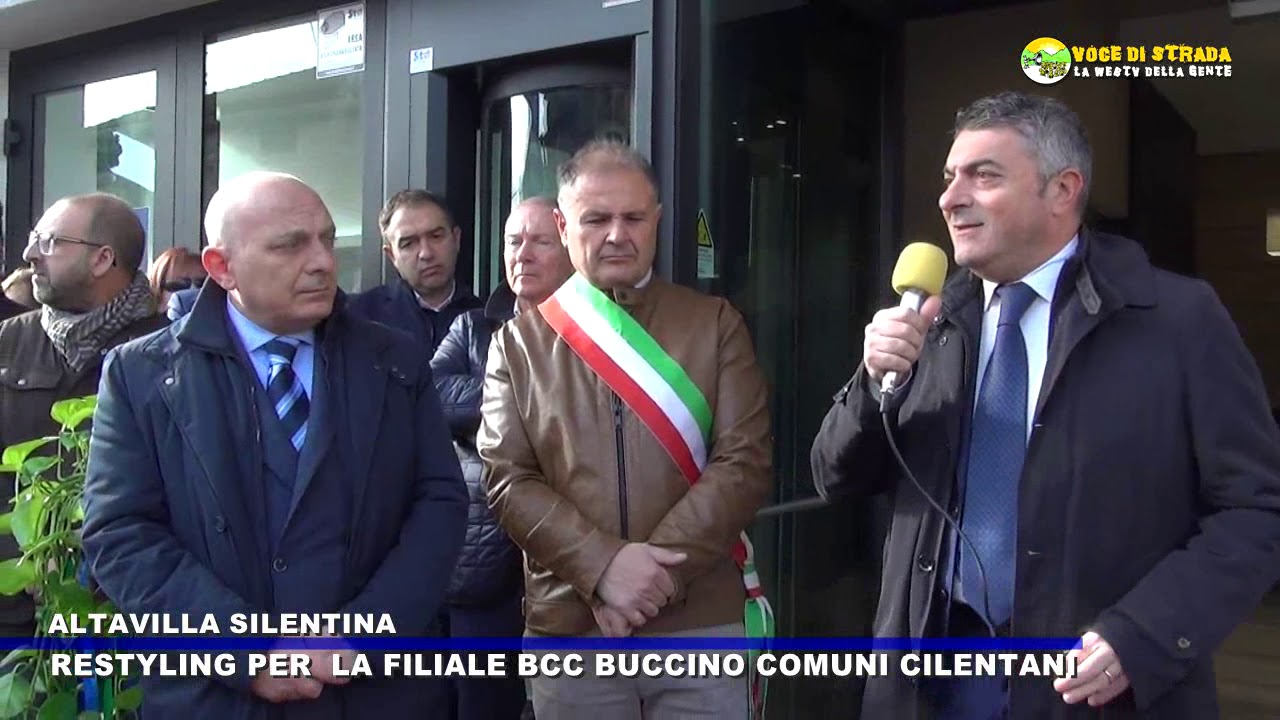 Voce di Strada - Altavilla Silentina, restyling per filiale Bcc Buccino Comuni Cilentani