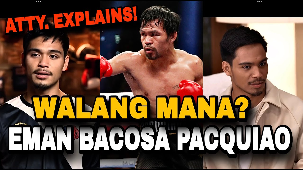 EMAN BACOSA PACQUIAO | MAY MGA KARAPATAN BA? | LEGAL RIGHTS & STATUS | YOUR LAWYER ON THE GO #LAW