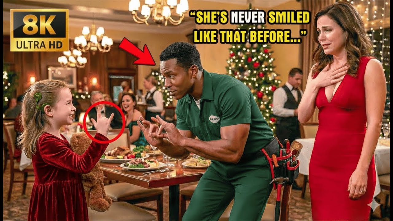 A CEO Brought Her Deaf Daughter to Christmas Dinner—A Black Dad’s Sign Language Changed Everything