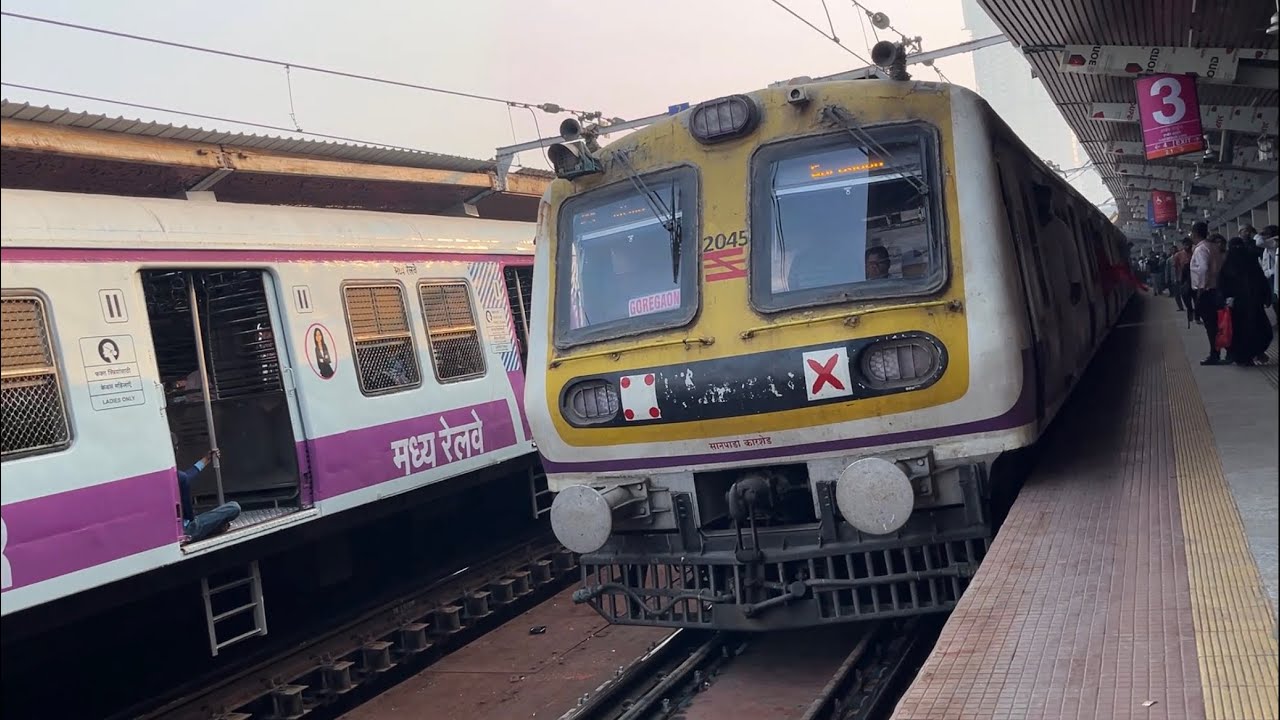 Sandhurst Road Railways Station Mumbai ll Mumbai Local Train Arrival and Departure Back To Back 