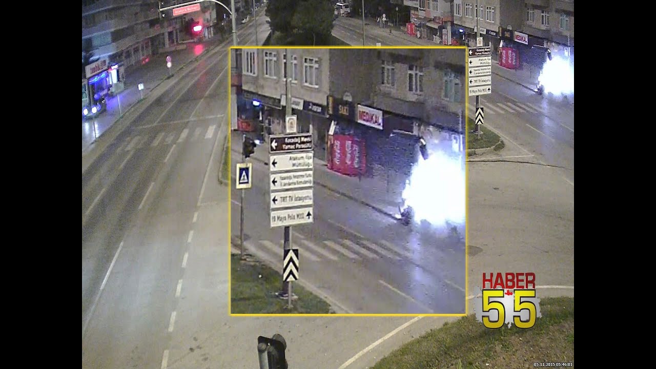 KALDIRIMDA BEKLEYEN İKİ ARKADAŞIN &Ouml;L&Uuml;M&Uuml; SANİYE SANİYE SADECE HABER55 TV'DE