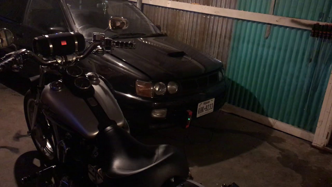 Jbl extreme 2 on Harley