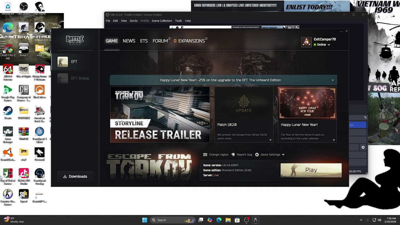 LETS RUIN OUR GOOD DAY!! ESCAPEFROMTARKOV!!!!! #NOOBS#PC#WINDOWS#ESCAPEFROMTARKOV#FPS#PVP