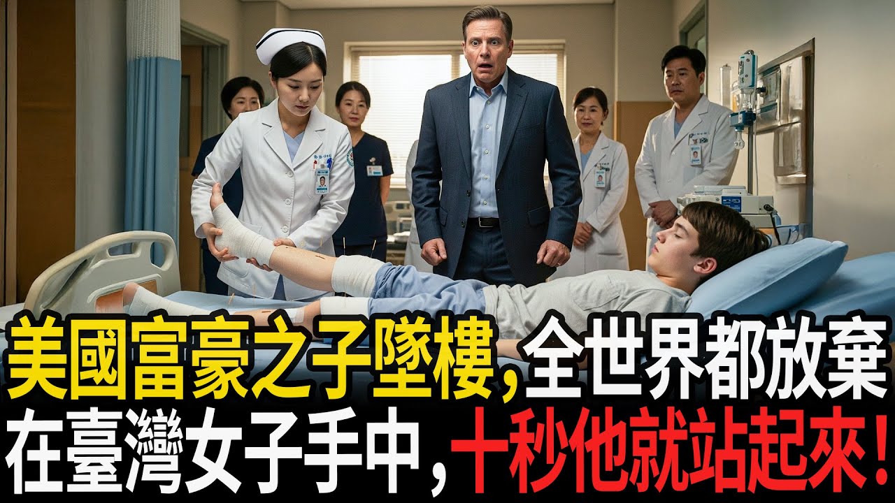 美國富豪之子從十五樓墜下，全世界都放棄了，卻在臺灣女子手中，十秒後他站了起來！#感人故事 #老年故事 #口述故事 #人生故事 #幸福故事