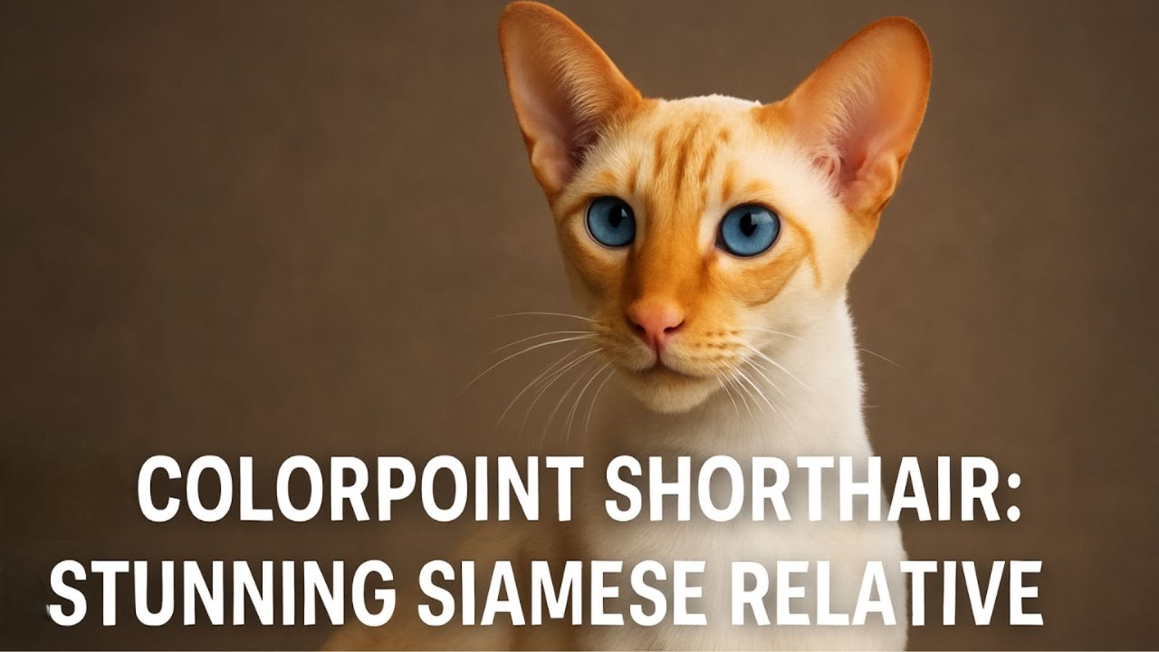The Colorpoint Shorthair | A Stunning Siamese Relative