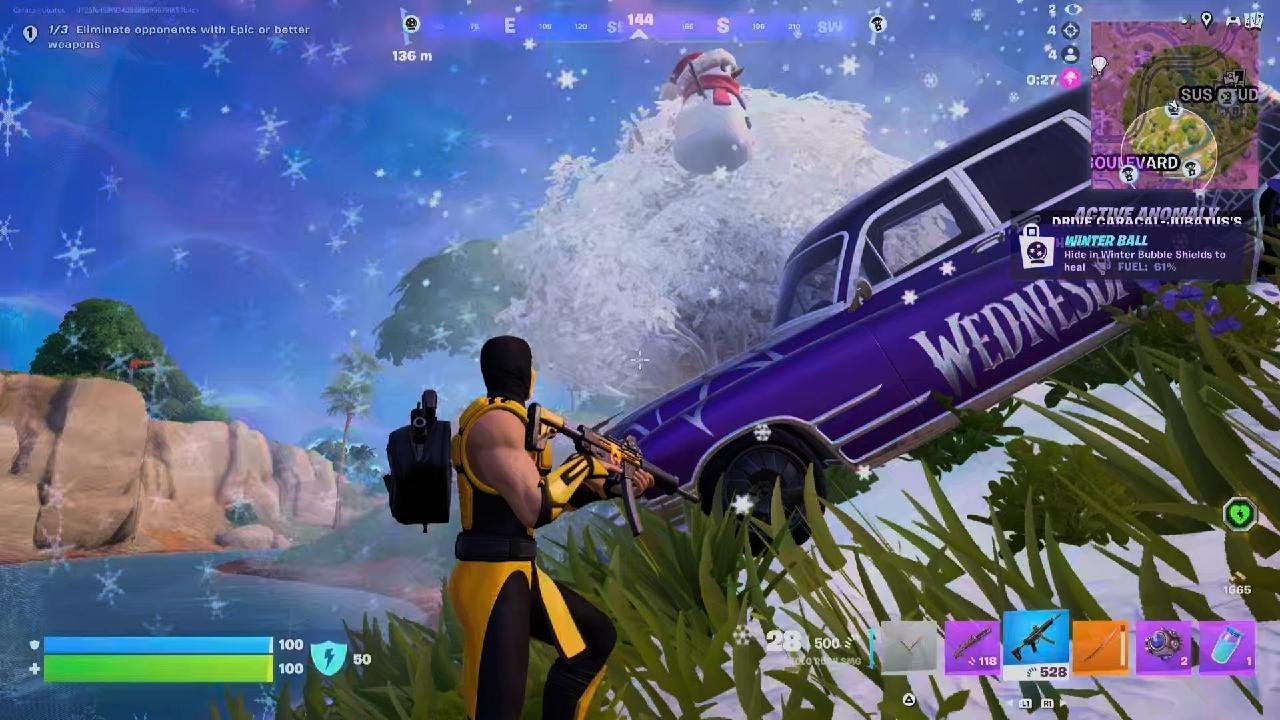 Fortnite - Ancient undead warrior enjoys Winterfest
